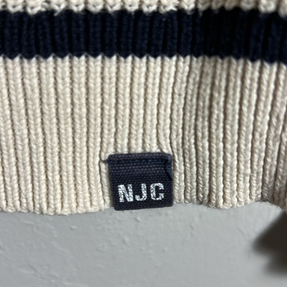 Nautica Jeans Co Stripped Pullover - Mens M - Picture 4 of 5